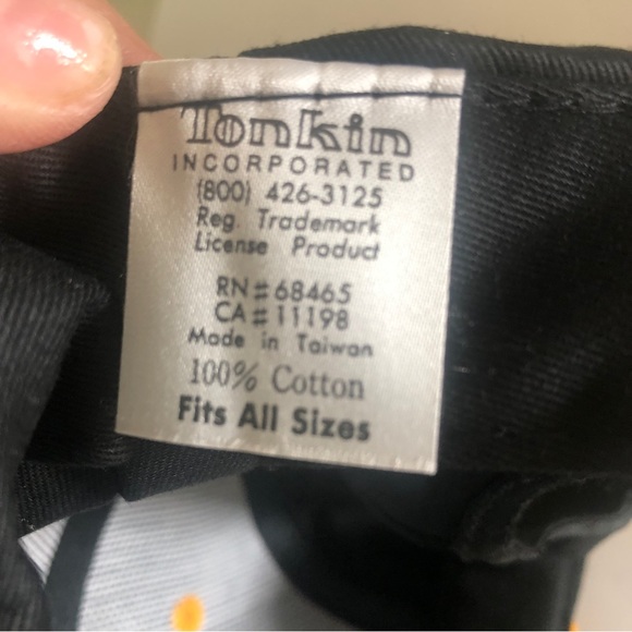 NEW CAT Authentic Caterpillar Machines Tonkin Snapback Hat Cap Vintage - Picture 6 of 6